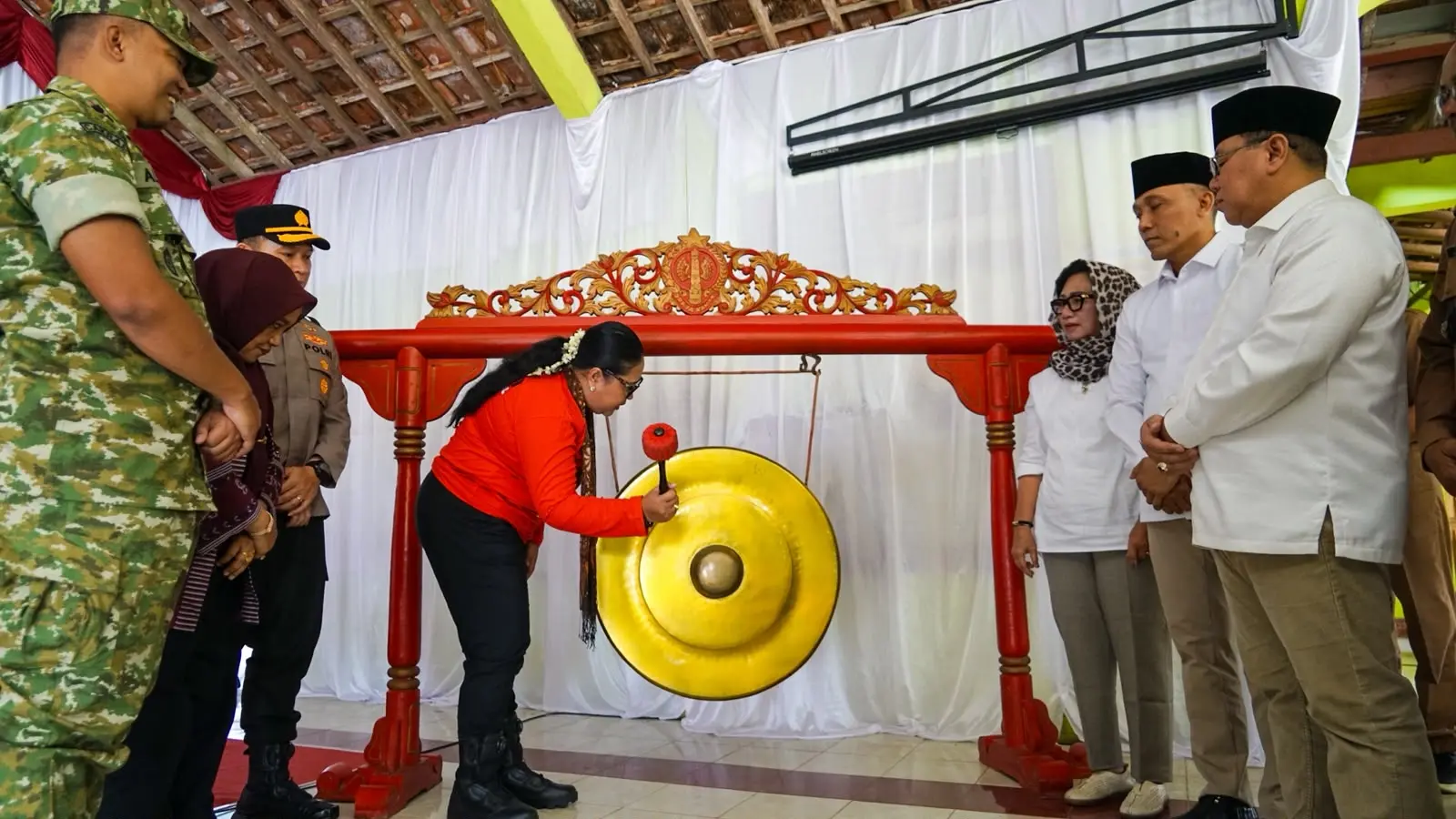 Bupati Gunungkidul Canangkan Program Gotong Royong 2026 Di Kapanewon Playen
