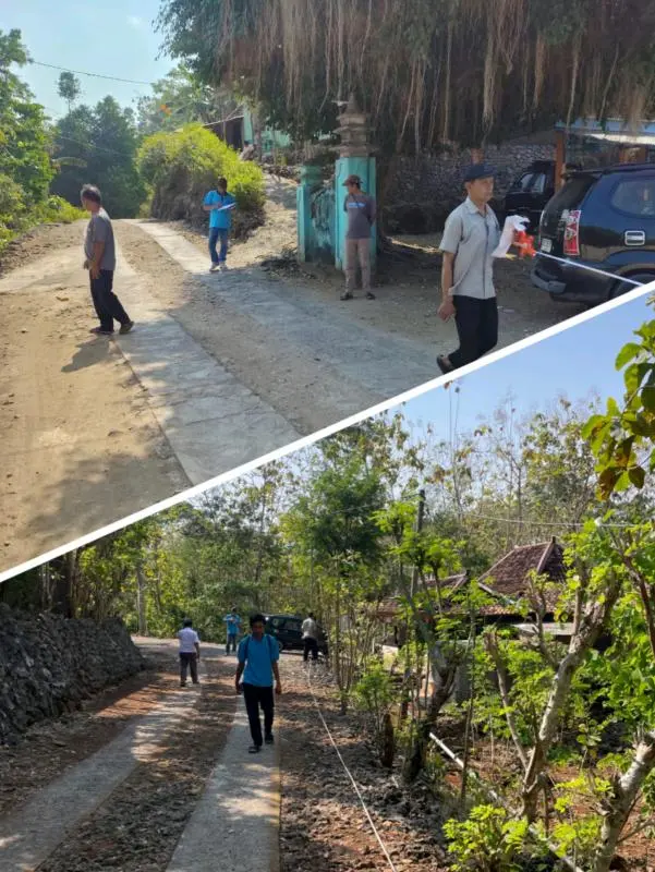 Disdagnaker Gunungkidul Survei Lokasi Padat Karya Rp200 Juta di Tepus