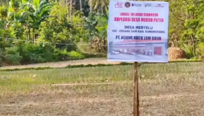 Misteri Papan Nama Koperasi Desa Merah Putih di Gedangsari, Aparat Minta Kalurahan Waspada Pemerasan
