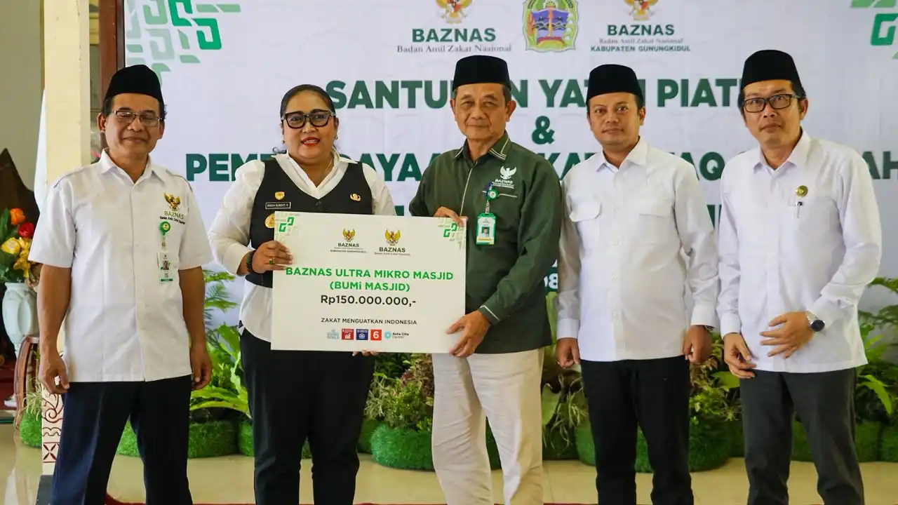 Naik Jadi Rp6,4 Miliar, BAZNAS Gunungkidul Salurkan Zakat untuk RLHB hingga Perangi Pinjol Ilegal