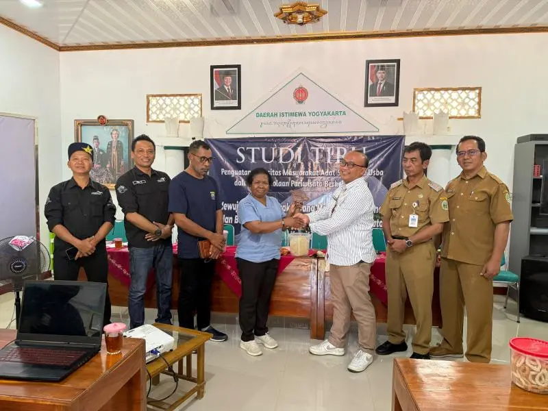 Sambut Rombongan Dispar Raja Ampat, Pemkal Tepus Berbagi Praktik Baik Pengelolaan Desa Wisata