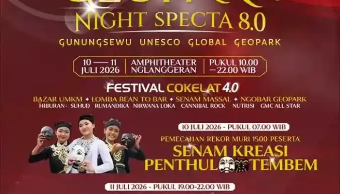 Target Rekor MURI dan Peluncuran Senam Baru, Geopark Night Specta Ke-8 Siap Digelar di Nglanggeran