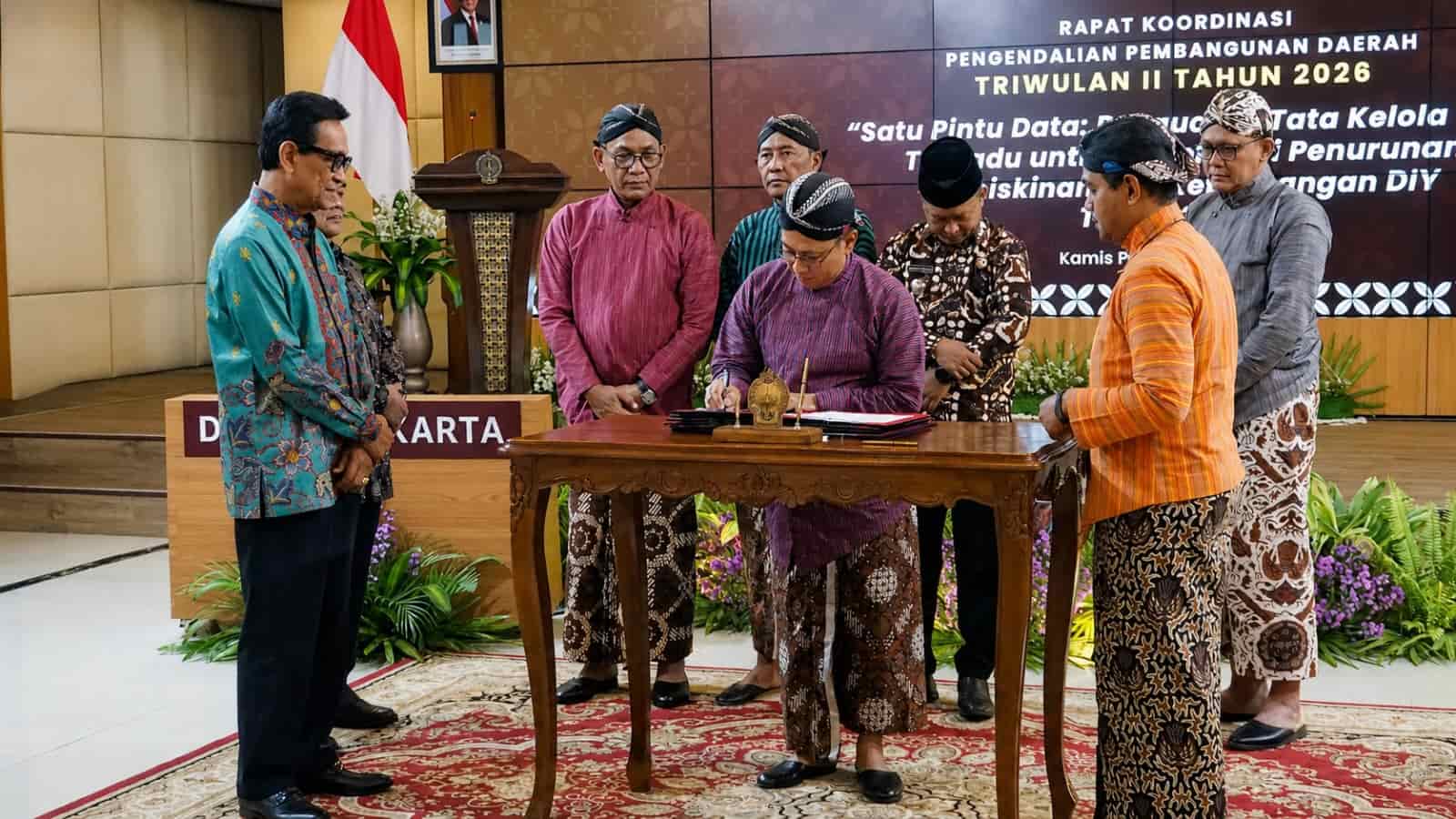 Wujudkan Tata Kelola Data Terpadu, Pemkab Gunungkidul Sepakati Integrasi Basis Data Kemiskinan DIY