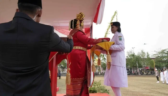 Khidmat dan Lancar, 72 Anggota Paskibraka Sukses Kibarkan Merah Putih pada HUT Ke-81 RI di Gunungkidul