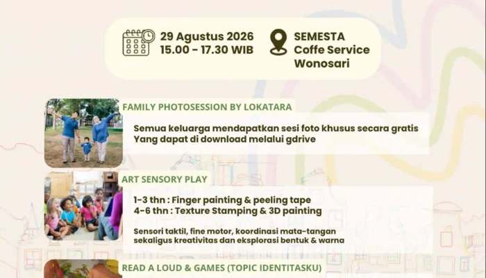 Asah Kreativitas Anak, Little Artist Lab Gelar Art Sensory Play di Wonosari