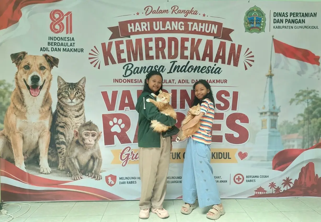 DPP Gunungkidul Sediakan Layanan Vaksinasi Rabies Gratis di Klinik Hewan Wonosari