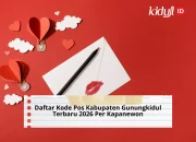Daftar Kode Pos Kabupaten Gunungkidul Per Kapanewon