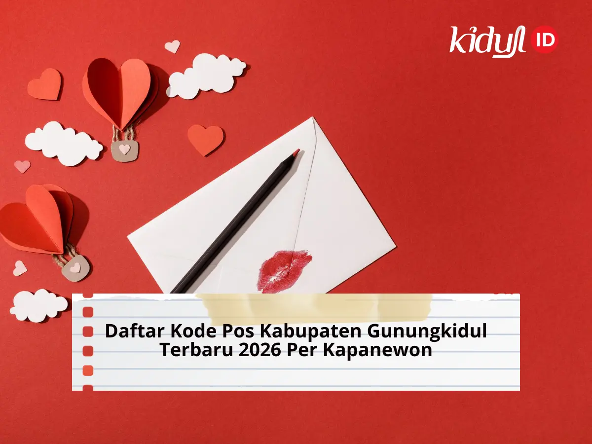 Daftar Kode Pos Kabupaten Gunungkidul Per Kapanewon