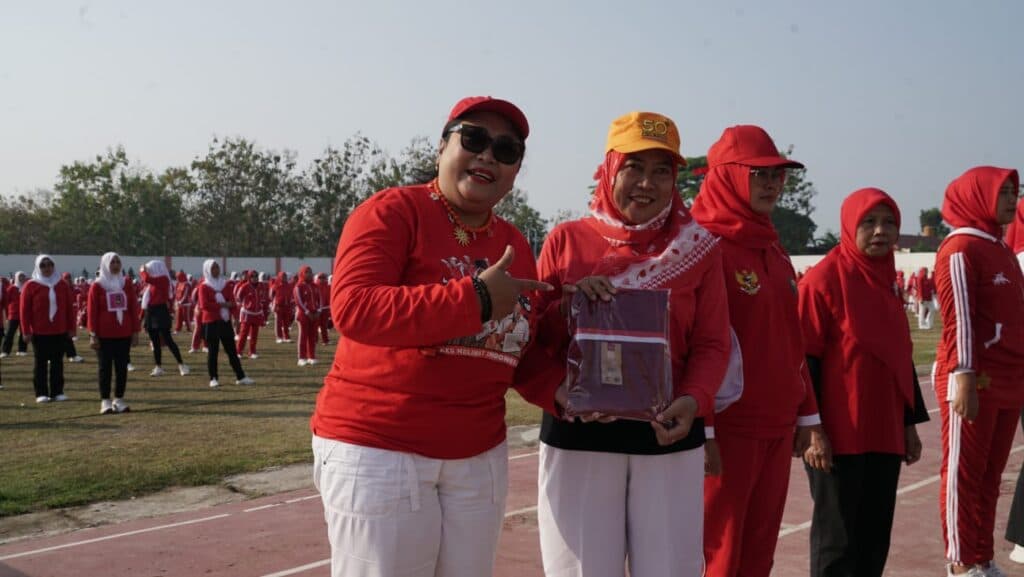 Kapanewon Wonosari Sabet Juara 1 Lomba Senam Sicita Gunungkidul
