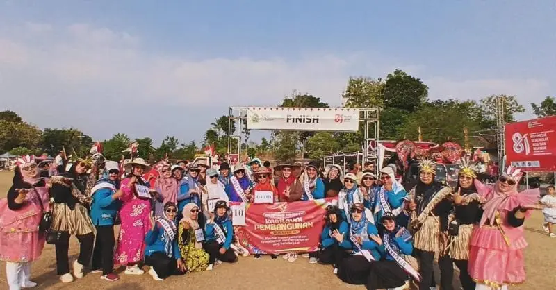 Kontingen Kalurahan Sambirejo Meriahkan Karnaval Pembangunan Kapanewon Ngawen