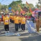 Kontingen Kalurahan Sumberwungu Ikuti Lomba Gerak Jalan Kapanewon Tepus