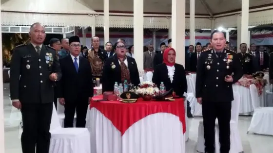 Pemkab Gunungkidul Gelar Malam Tirakatan HUT Ke 81 RI