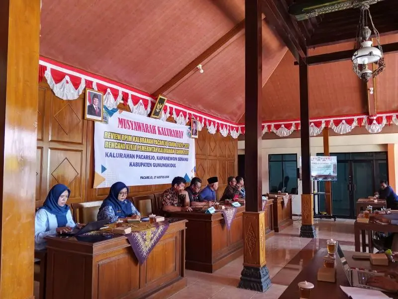 Perpanjang Masa Jabatan Lurah, Pemkal Pacarejo Gelar Muskal Review RPJM 2022–2029 dan RKP