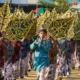 Ribuan Siswa SD Padati Pawai Marching Band dan Seni Budaya di Wonosari Semarakkan HUT Ke 81 RI