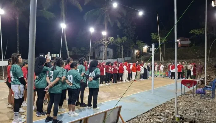 Semarakkan HUT Ke-81 RI, Turnamen Bola Volly Sidoharjo Cup VII Resmi Dibuka di Taman Bibora Pulengelo