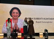 Bupati Gunungkidul Endah Subekti Raih Apresiasi Swara Cantika 2026 Bidang Pelestarian Budaya