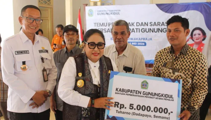 Ringankan Beban Peternak, Pemkab Gunungkidul Salurkan Rp357 Juta Bantuan Kematian Ternak
