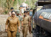 Pemkab Gunungkidul dan TNI Salurkan 16 Tangki Air Bersih ke Sumbergiri Ponjong