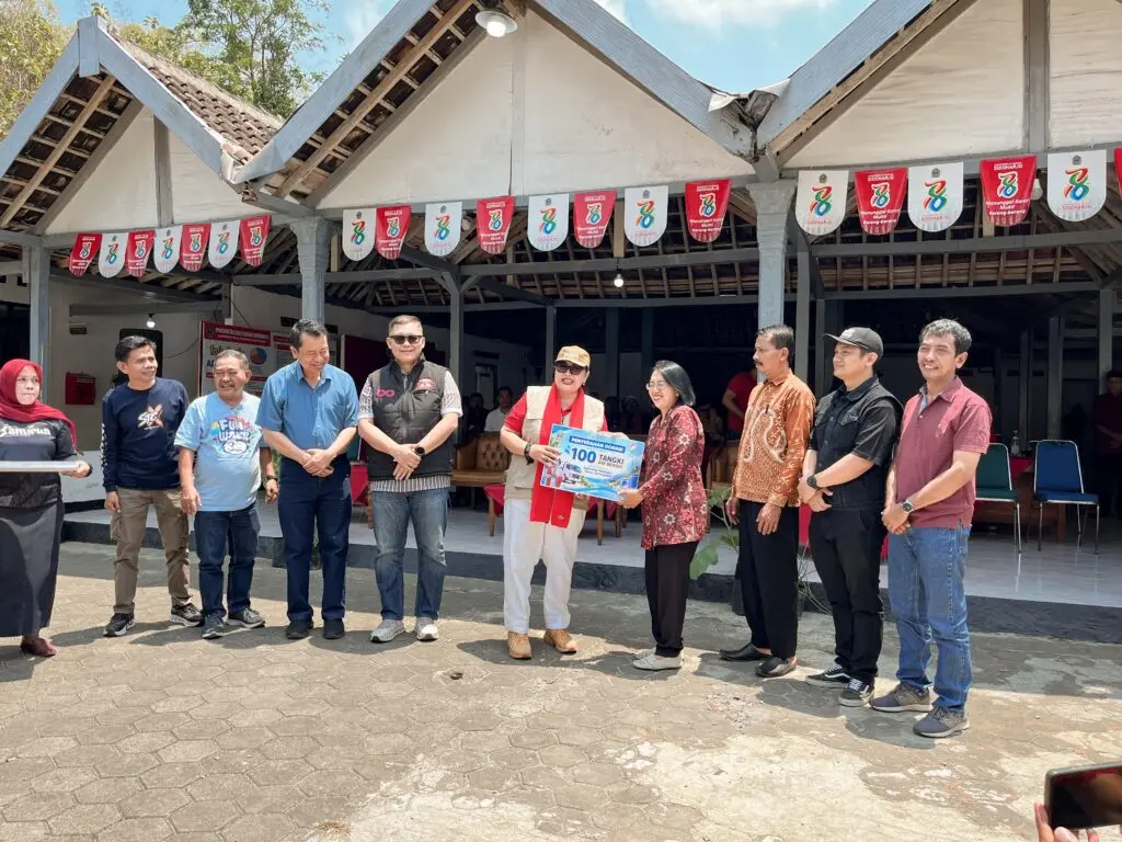 Perbarindo DIY Salurkan Bantuan 200 Tangki Air Bersih untuk Warga Gunungkidul