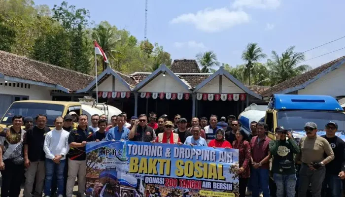 Perbarindo Riders Community Donasikan 200 Tangki Air Bersih untuk Warga Gunungkidul