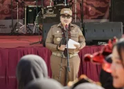 Peringati Enam Dekade, SMP Negeri 1 Karangmojo Gelar Kirab Budaya Nusantara