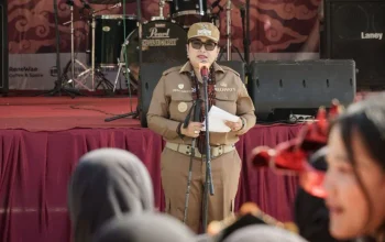 Peringati Enam Dekade, SMP Negeri 1 Karangmojo Gelar Kirab Budaya Nusantara
