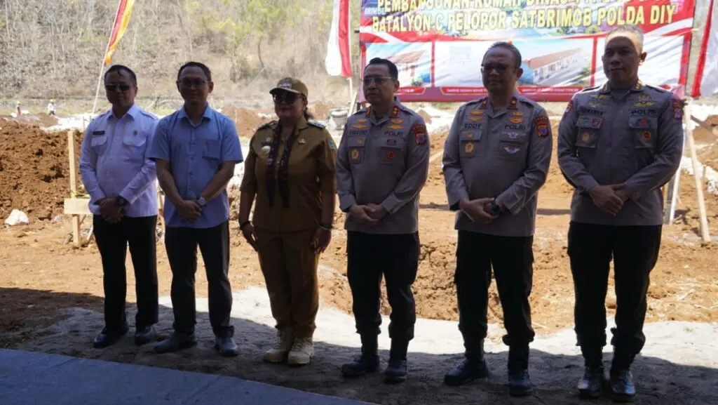Sat Brimob Polda DIY Bangun 18 Rumah Dinas untuk Personel Batalyon C Pelopor di Tanjungsari