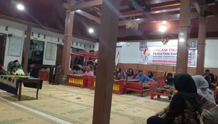 Malam Tirakatan Hari Jadi ke-196 Gunungkidul Digelar di Kalurahan Bohol
