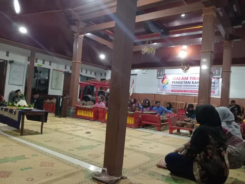 Malam Tirakatan Hari Jadi ke 196 Gunungkidul Digelar di Kalurahan Bohol