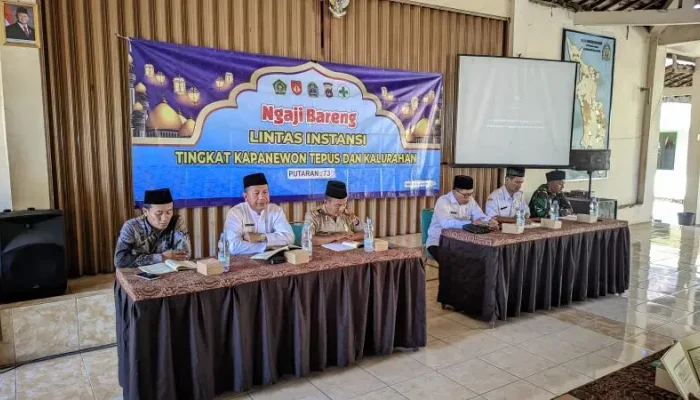 Pengajian Lintas Instansi Kapanewon Tepus Digelar di Sumberwungu
