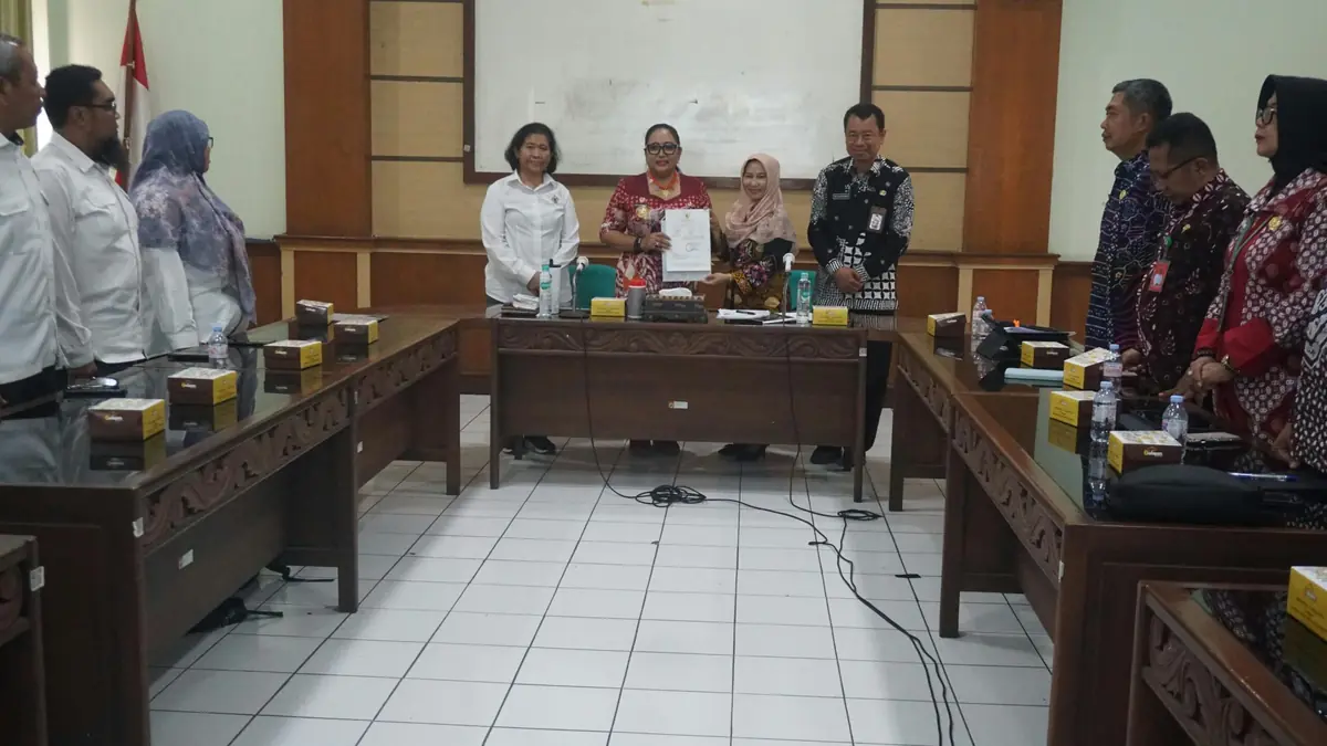 Entry meeting BPK pemeriksaan air minum dan dana pendidikan di Ruang Bumikarta