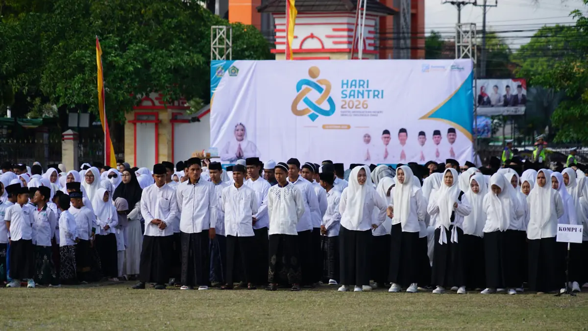 Upacara Peringatan Hari Santri Nasional 2026 di Alun-alun Wonosari