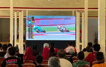 Dukung Veda Ega Pratama di Mandalika, Pemkab Gunungkidul Gelar Nonton Bareng