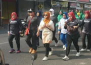 Semarak HUT ke-81 TNI, Kodim 0730 Gunungkidul Gelar Senam Bersama dan Jalan Sehat
