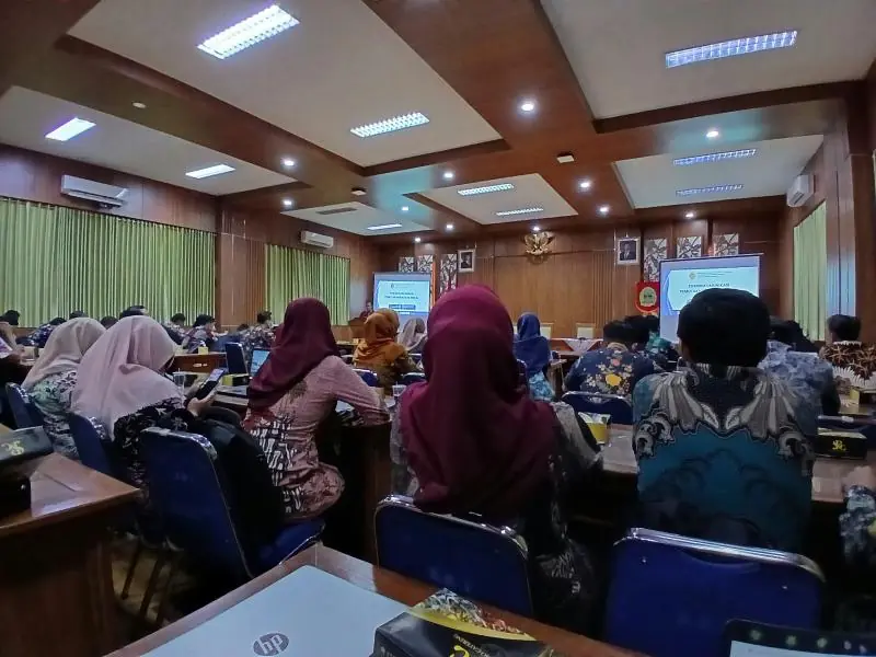 Peserta BIMTEK SINKAL di Ruang Rapat Handayani Sekretariat Daerah Gunungkidul